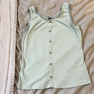 Sea forma green girls tank